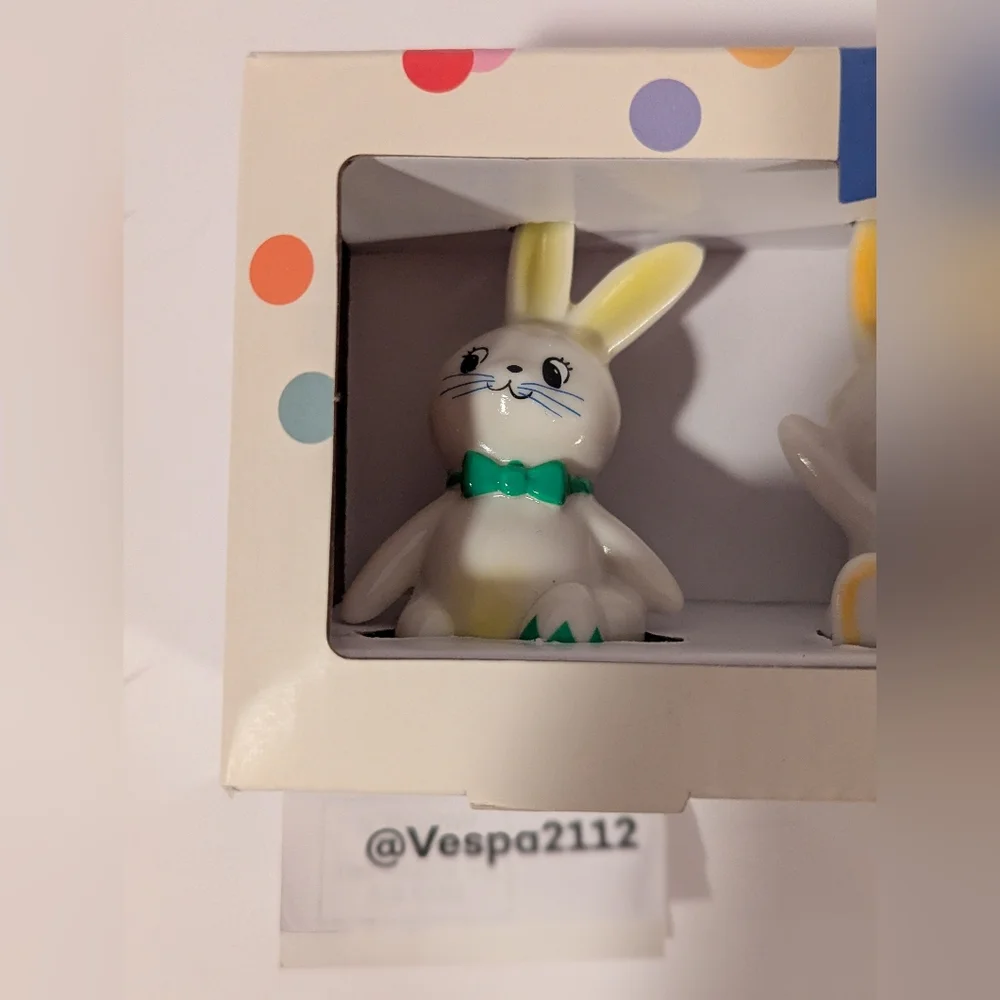 Target Easter Bunny 3pc Set Spring Spritz Mini Retro Bunnies Pastel